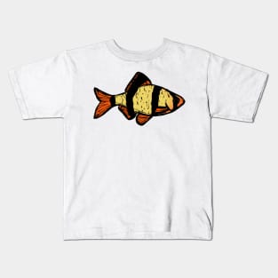 Tiger Barb - freshwater aquarium fish Kids T-Shirt